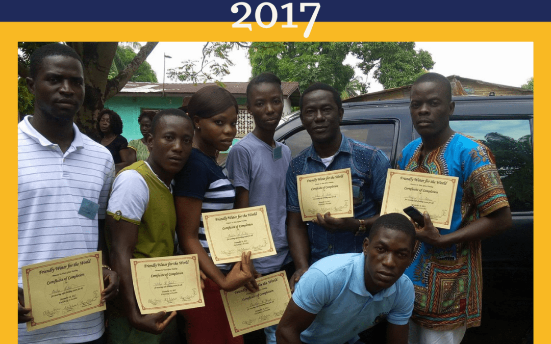 Star Reflection – Remember 2017 When Our Team Received BioSands Water Filter Training & Built Their Own