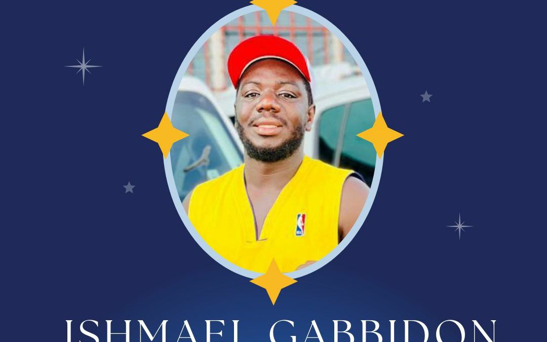 With Sadness, a Memoriam for Ishmael P. Gabbidon -March 17, 2000 to March 10, 2024