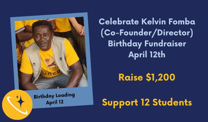 Support Kelvin Fomba’s Birthday Fundraiser
